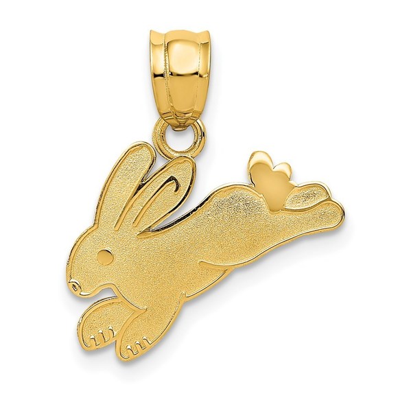 14K Rabbit Charm - Picture 1 of 4